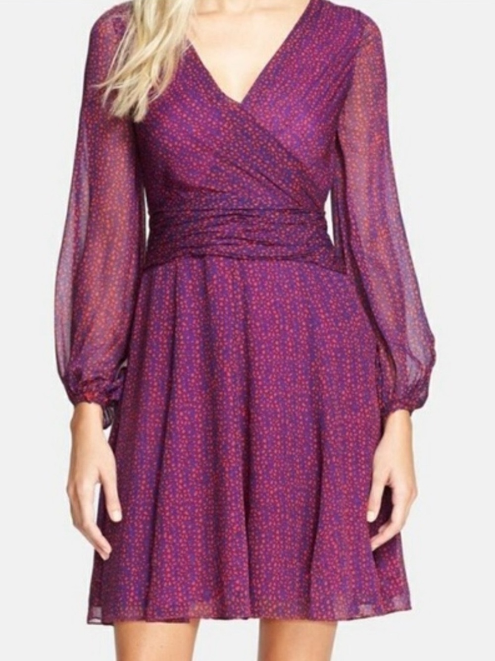 Diane Von Furstenberg Ashlynn silk dress, size 6